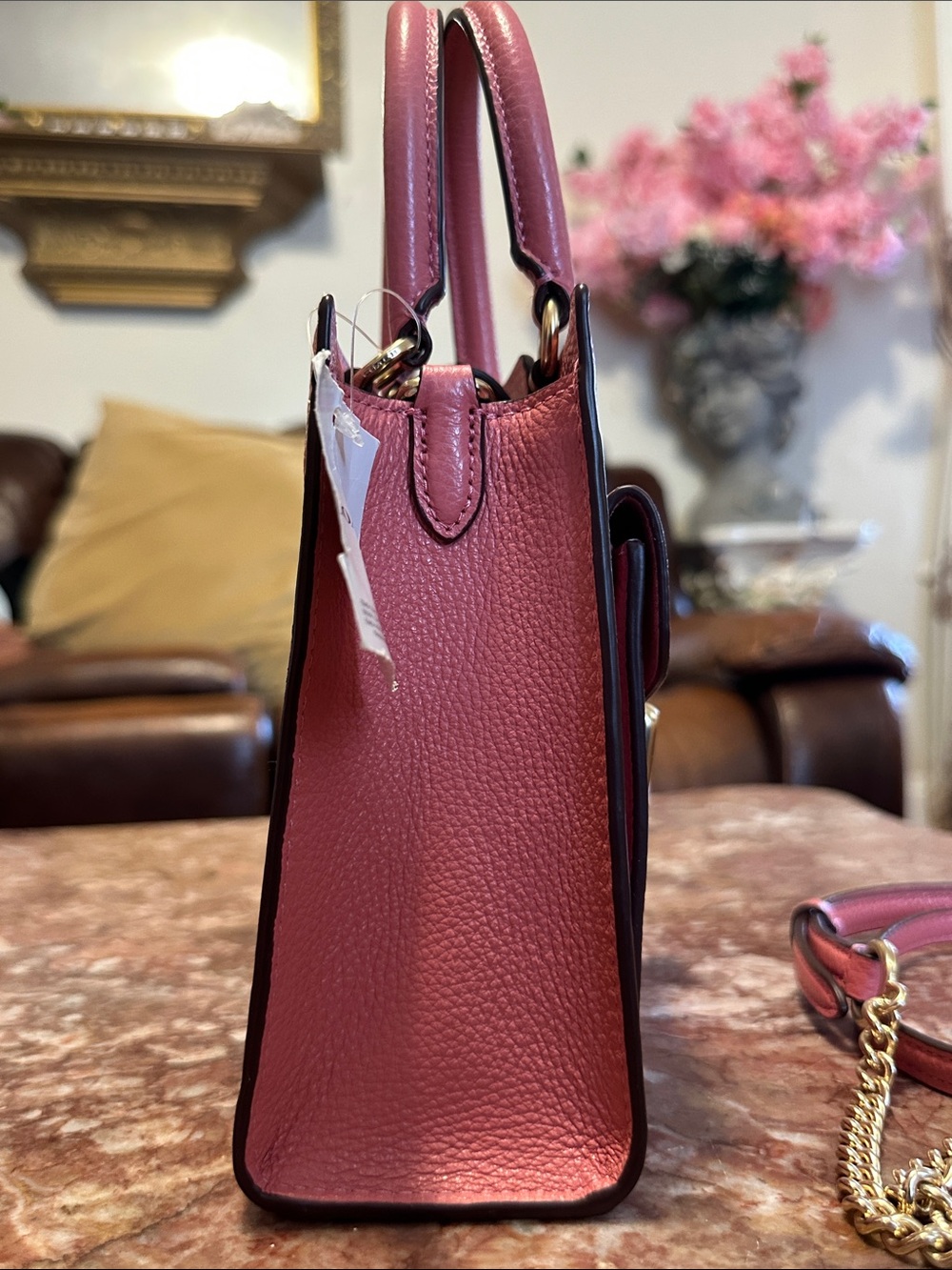 Coach mini pink pepper purse - Picture 5 of 16